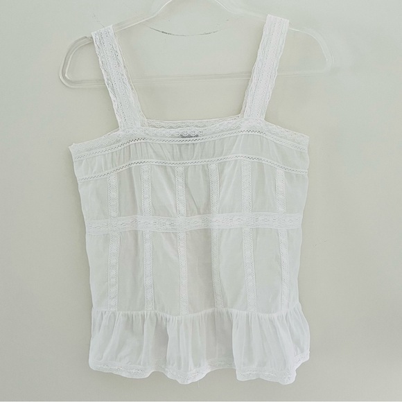 Zadig & Voltaire white cotton voile Teacup lace size Small - Picture 4 of 12